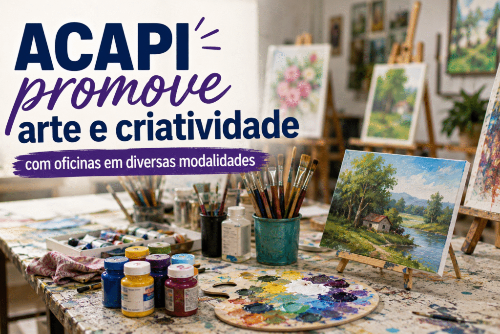 ACAPI promove arte e criatividade com oficinas em diversas modalidades ...